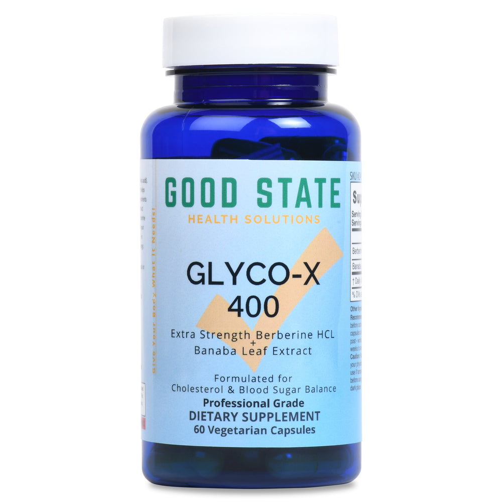 Glyco-X 400 with Berberine HCL Supplement | 60 Count