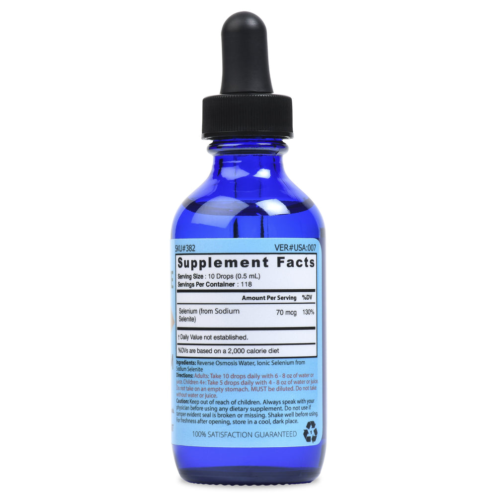 Ultra Concentrate Liquid Selenium Supplement | Glass Bottle